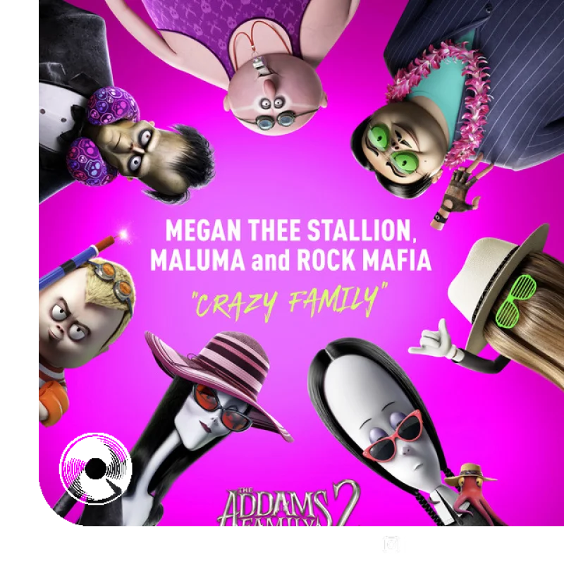 Crazy Family From The Addams Family 2 Megan Thee Stallion, , Rock Mafia