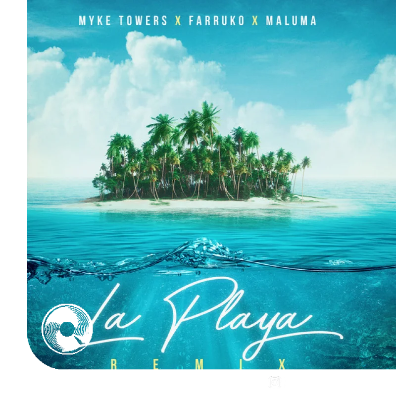 La Playa Remix Myke Towers, , Farruko